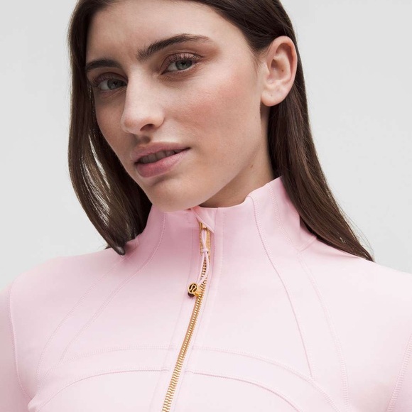 lululemon athletica Tops - Lululemon Define Jacket *Nulu* Pink Organza / Gold / Gold